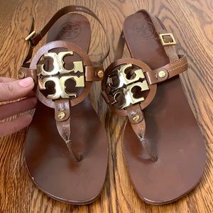 Tory Burch Heeled Miller Sandals Size 9
